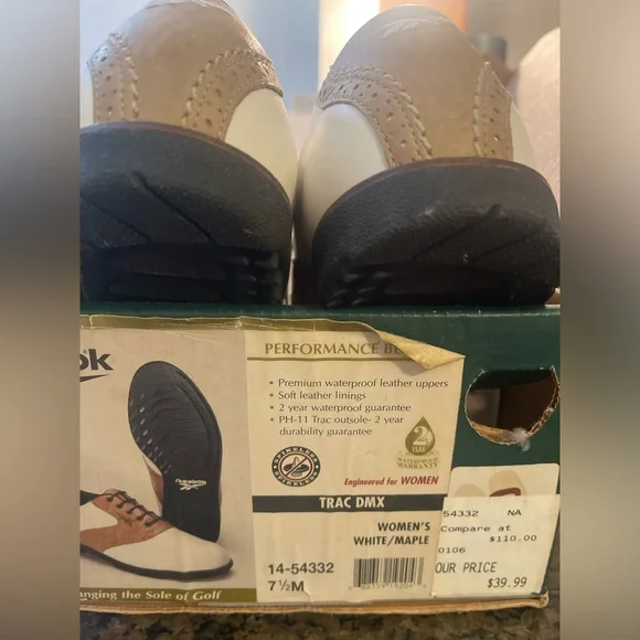 Women’s TRACK DMX REEBOK GOLF ⛳️ SHOES NWT - Picture 4 of 7